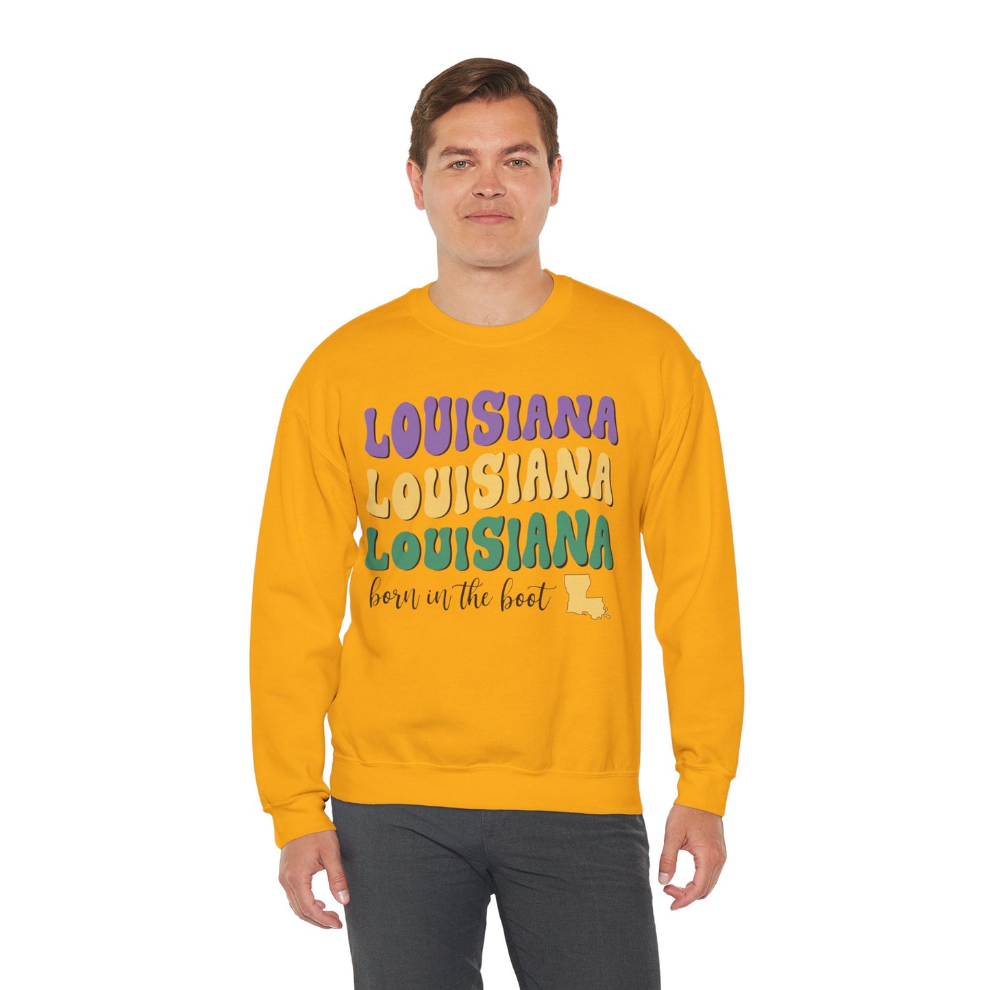 Louisiana Unisex Heavy Blend Crewneck Sweatshirt