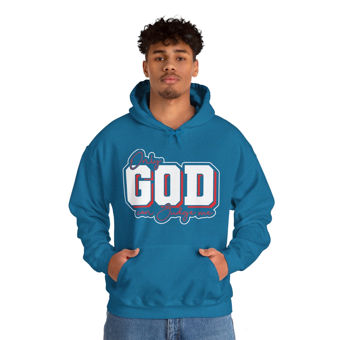 "Only God Can Judge Me" Unisex Heavy Blend Hoodie