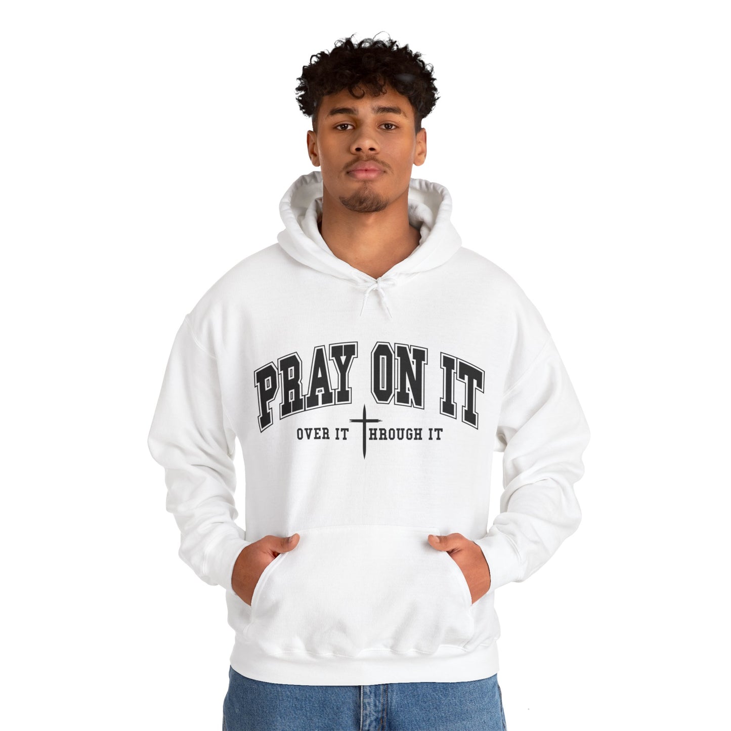 "Pray" Bold Unisex Heavy Blend Hoodie