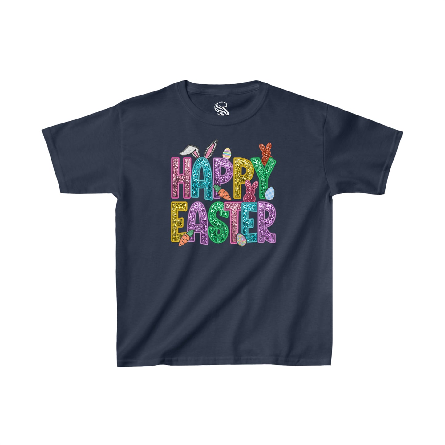 "Easter Sparkle" Kids Heavy Cotton Tee