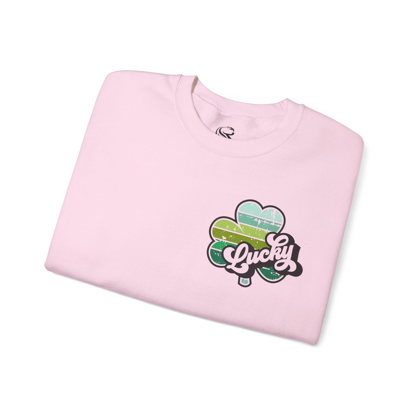 "Happy Go Lucky" Heavy Blend™ Crewneck Sweatshirt