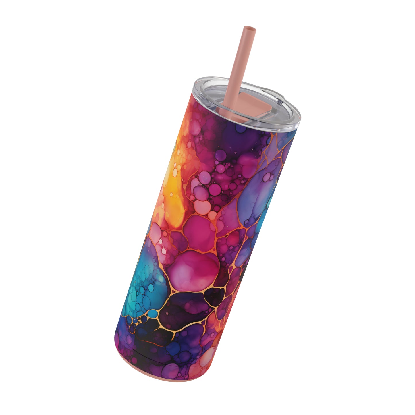 Colorful Skinny Matte Tumbler, 20oz