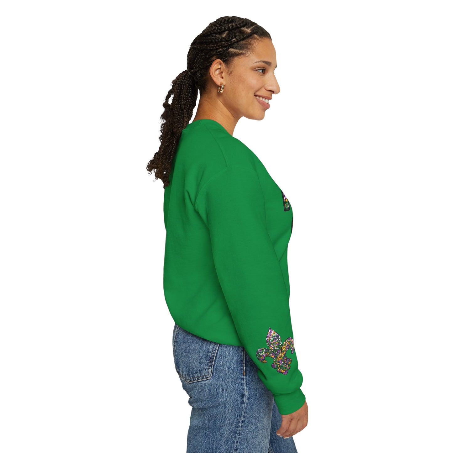 "Carnival Sparkle" Mardi Gras Unisex Heavy Blend Crewneck Sweatshirt