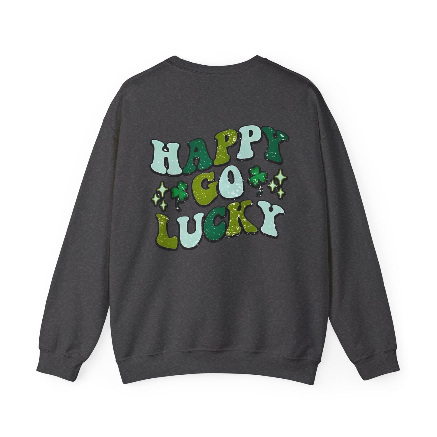 "Happy Go Lucky" Heavy Blend™ Crewneck Sweatshirt