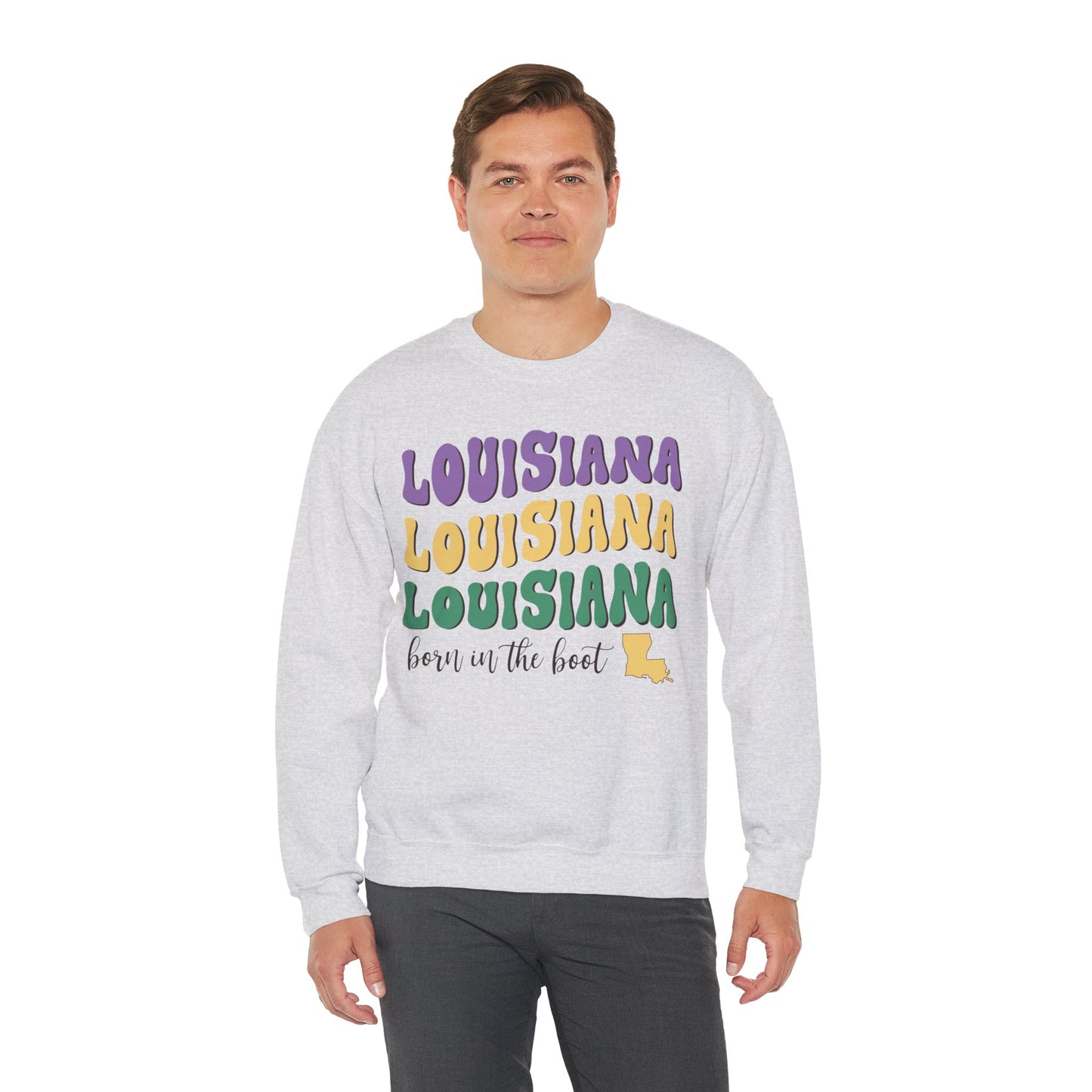 Louisiana Unisex Heavy Blend Crewneck Sweatshirt