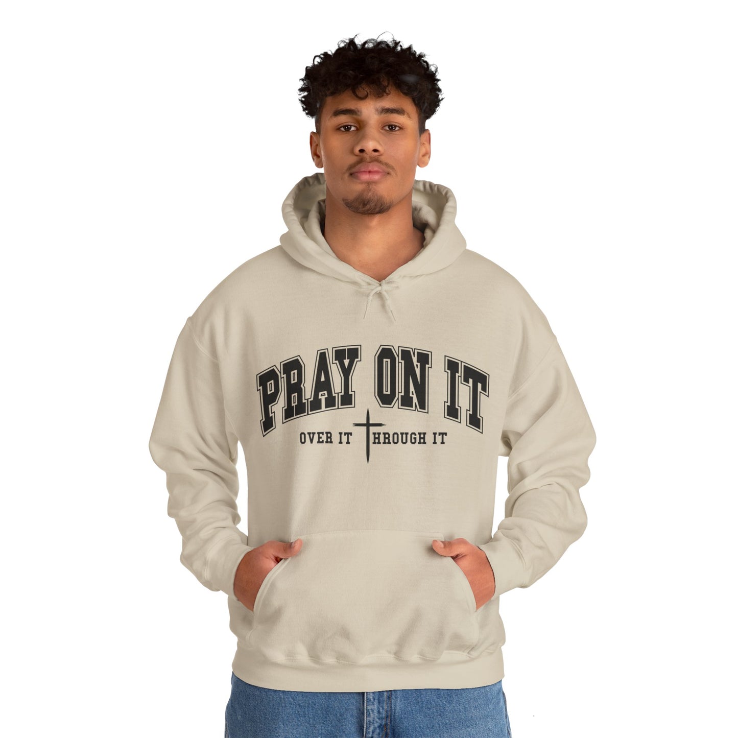 "Pray" Bold Unisex Heavy Blend Hoodie