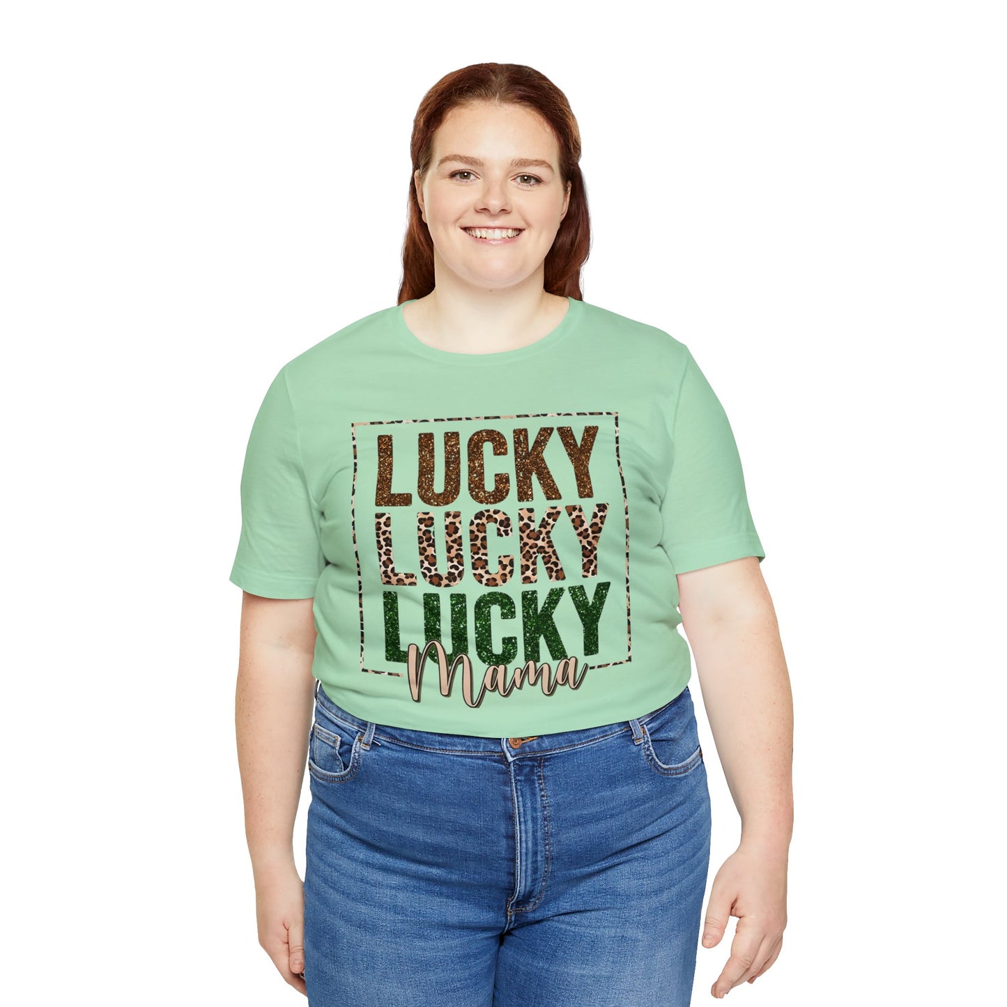 "Lucky Mama"  Unisex Jersey Short Sleeve Tee