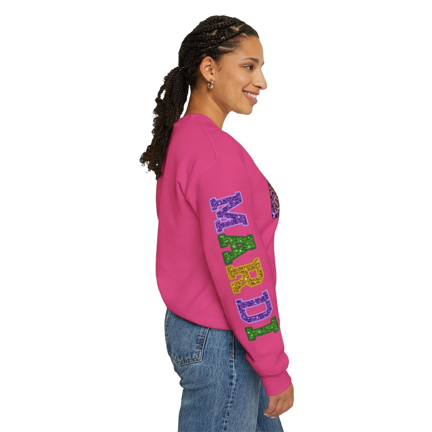 Love Mardi Gras Unisex Heavy Blend Crewneck Sweatshirt