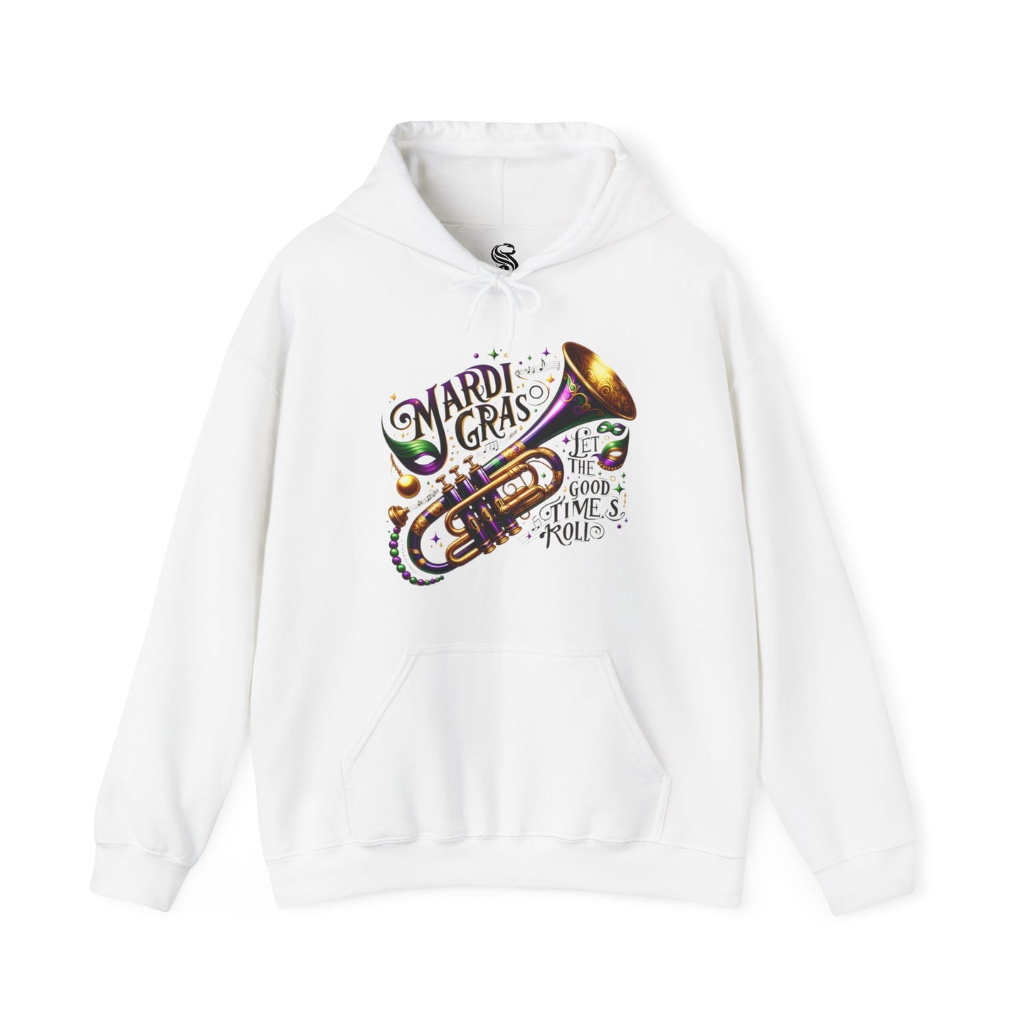 "Let The Good Times Roll" Mardi Gras Unisex Heavy Blend Hoodie