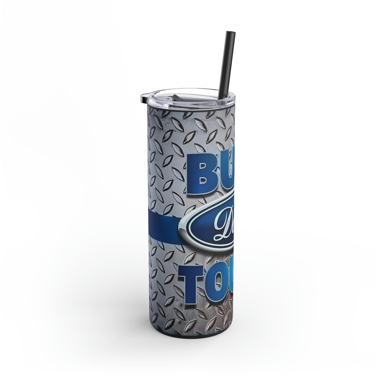 "Built Dad Tough" Skinny Matte Tumbler, 20oz