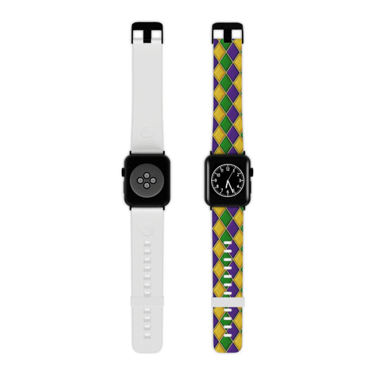 Mardi Gras Pattern Band for Apple Watch