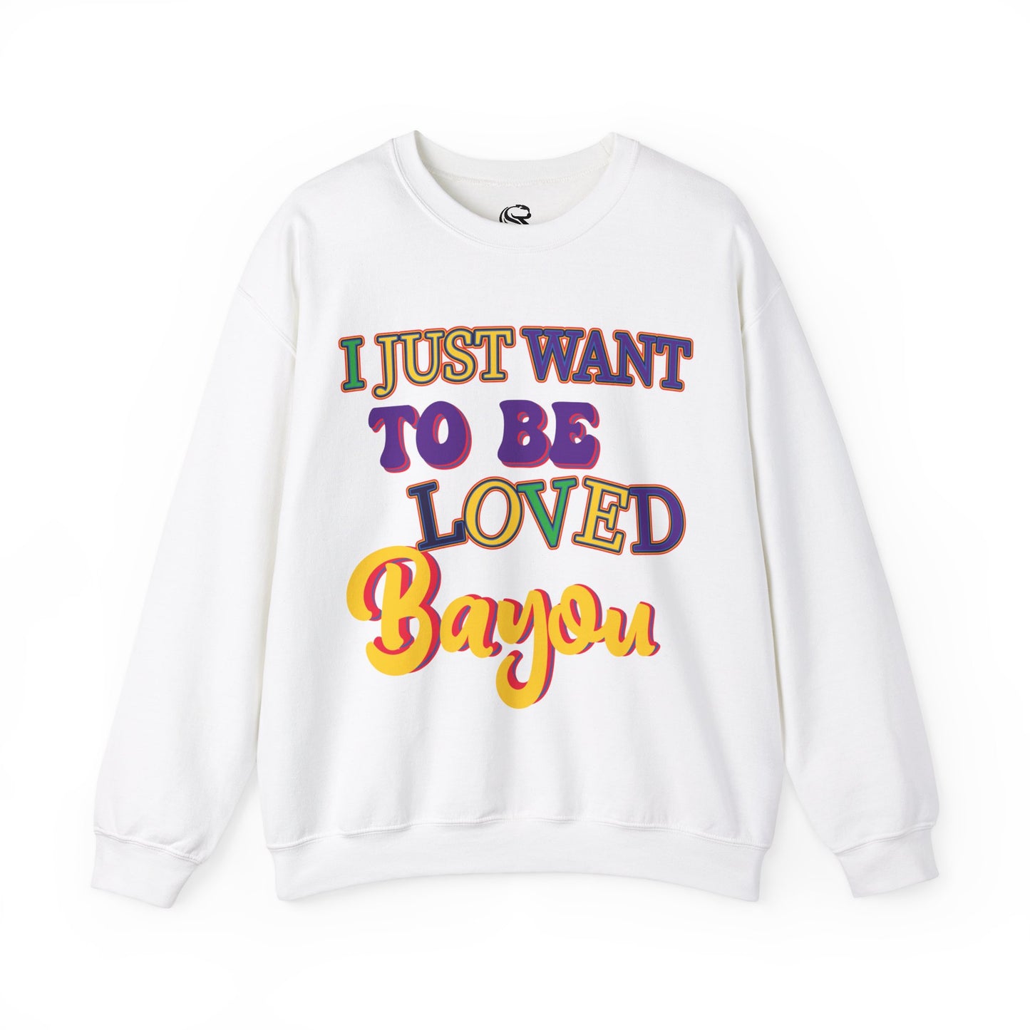 "Loved Bayou" Unisex Heavy Blend Crewneck Sweatshirt