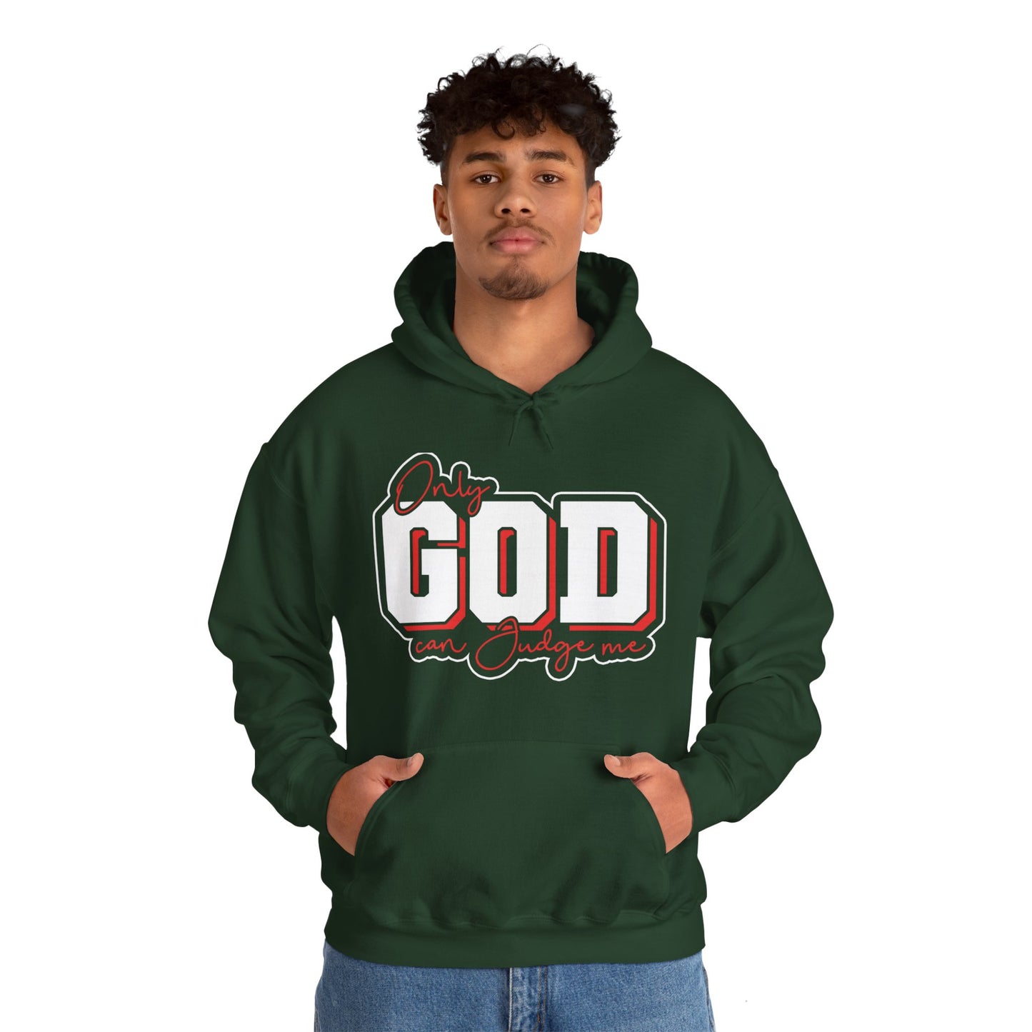 "Only God Can Judge Me" Unisex Heavy Blend Hoodie