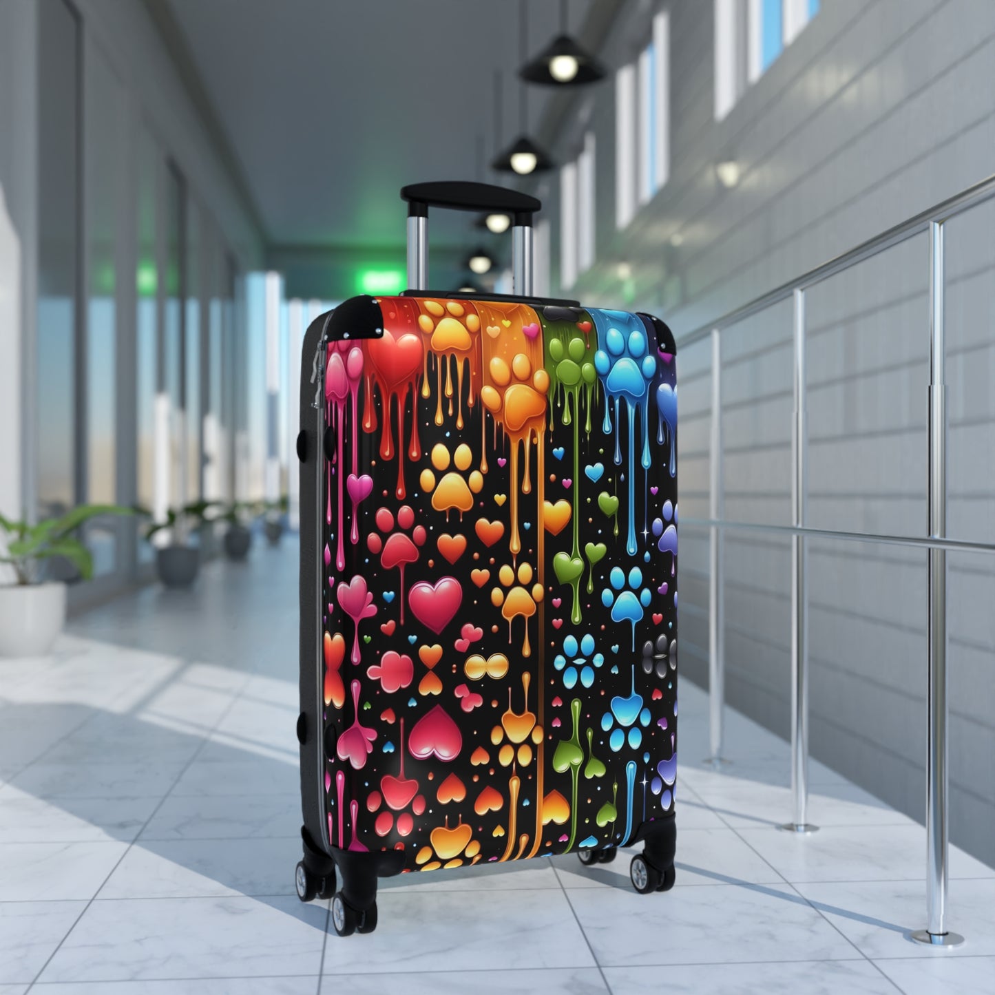 "Paw Drip" Suitcase