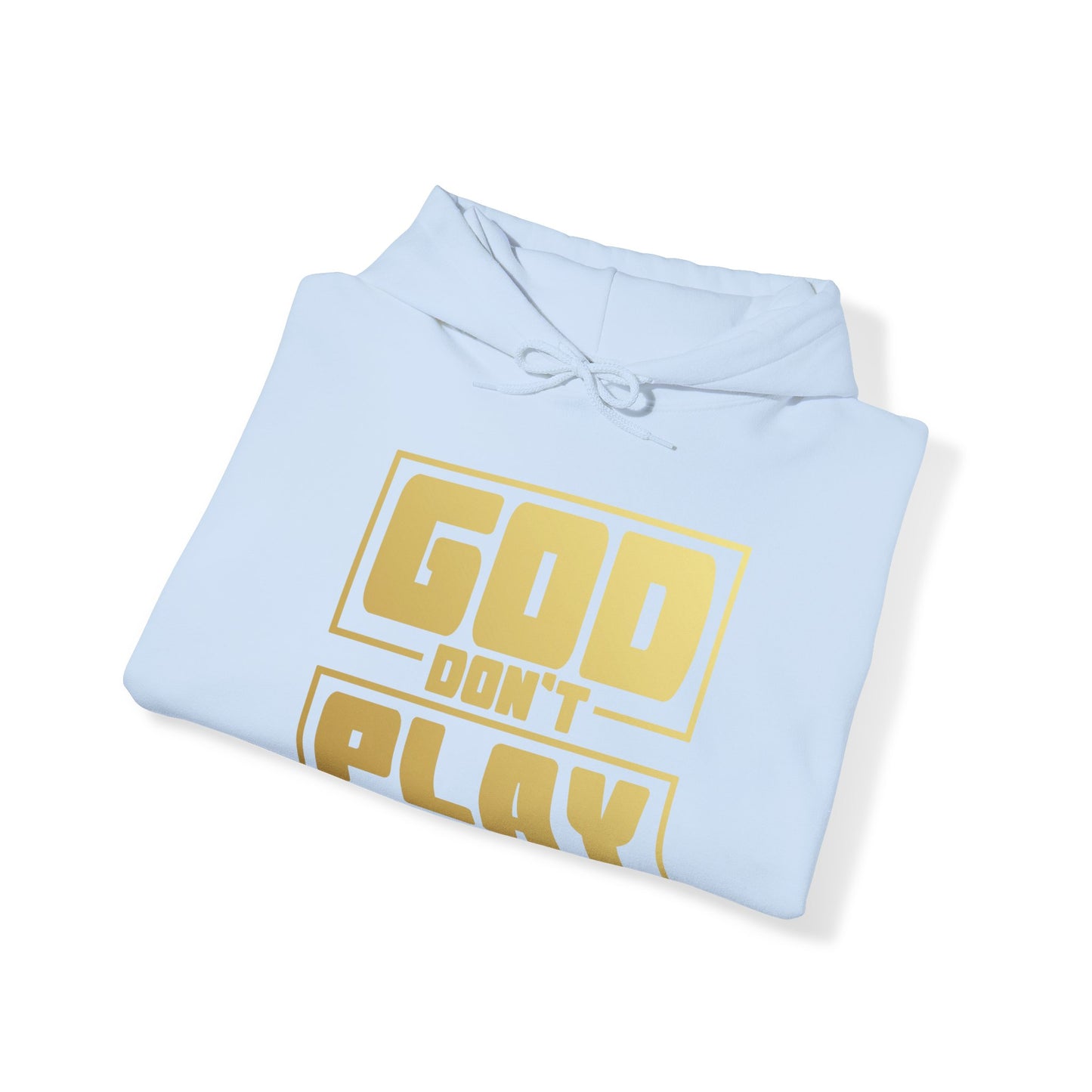 "God Don't Play About Me" Unisex Heavy Blend Hoodie