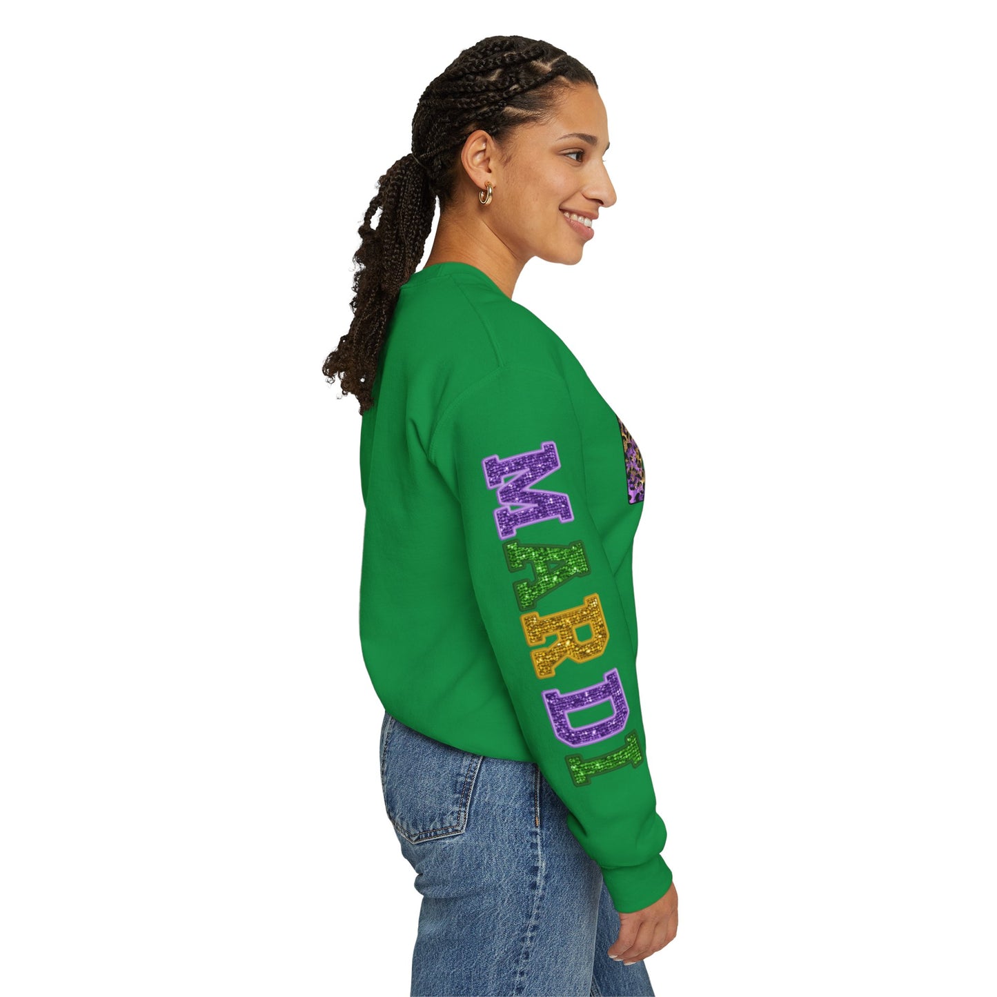 Love Mardi Gras Unisex Heavy Blend Crewneck Sweatshirt