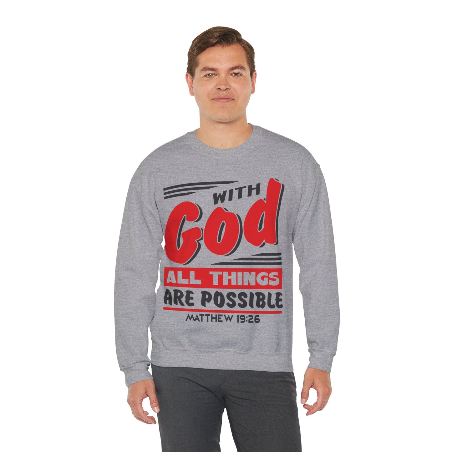 "Divine Possibilities" Heavy Blend Crewneck Sweatshirt