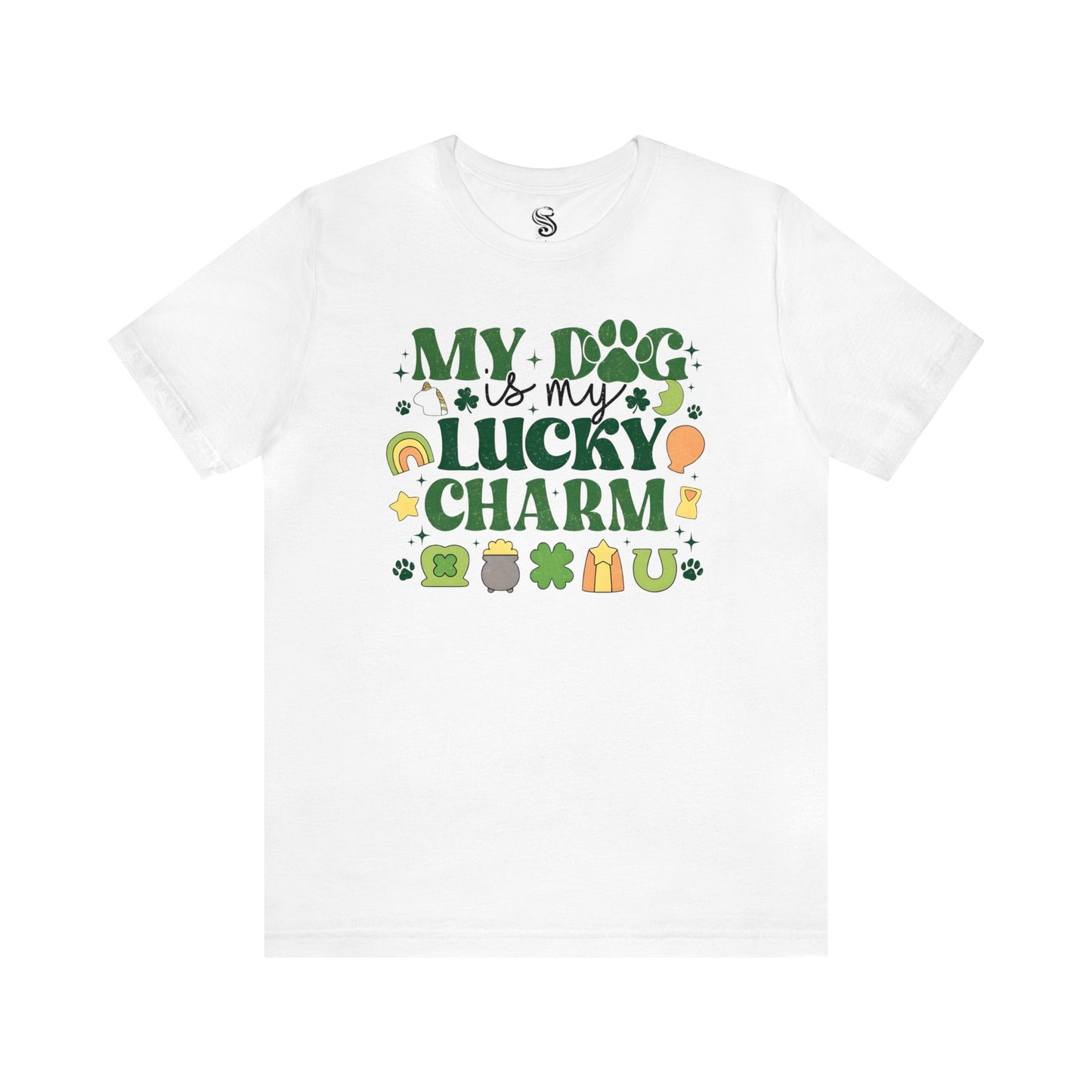 "Lucky Dog"  Unisex Jersey Short Sleeve Tee