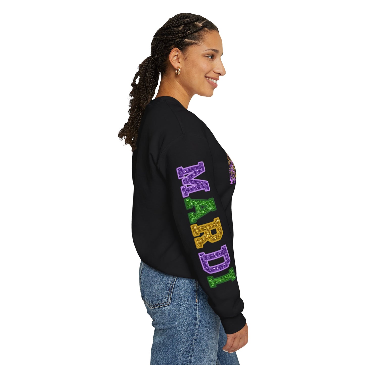 Love Mardi Gras Unisex Heavy Blend Crewneck Sweatshirt