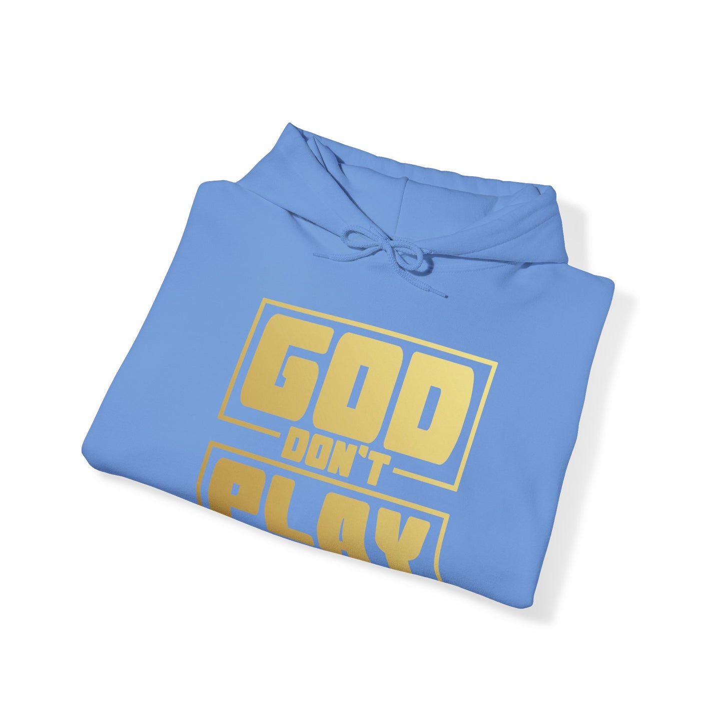 "God Don't Play About Me" Unisex Heavy Blend Hoodie