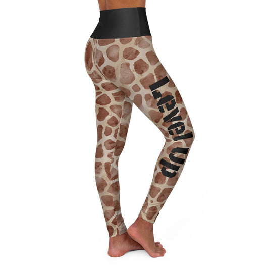 "Level Up" High Waisted Yoga Leggings