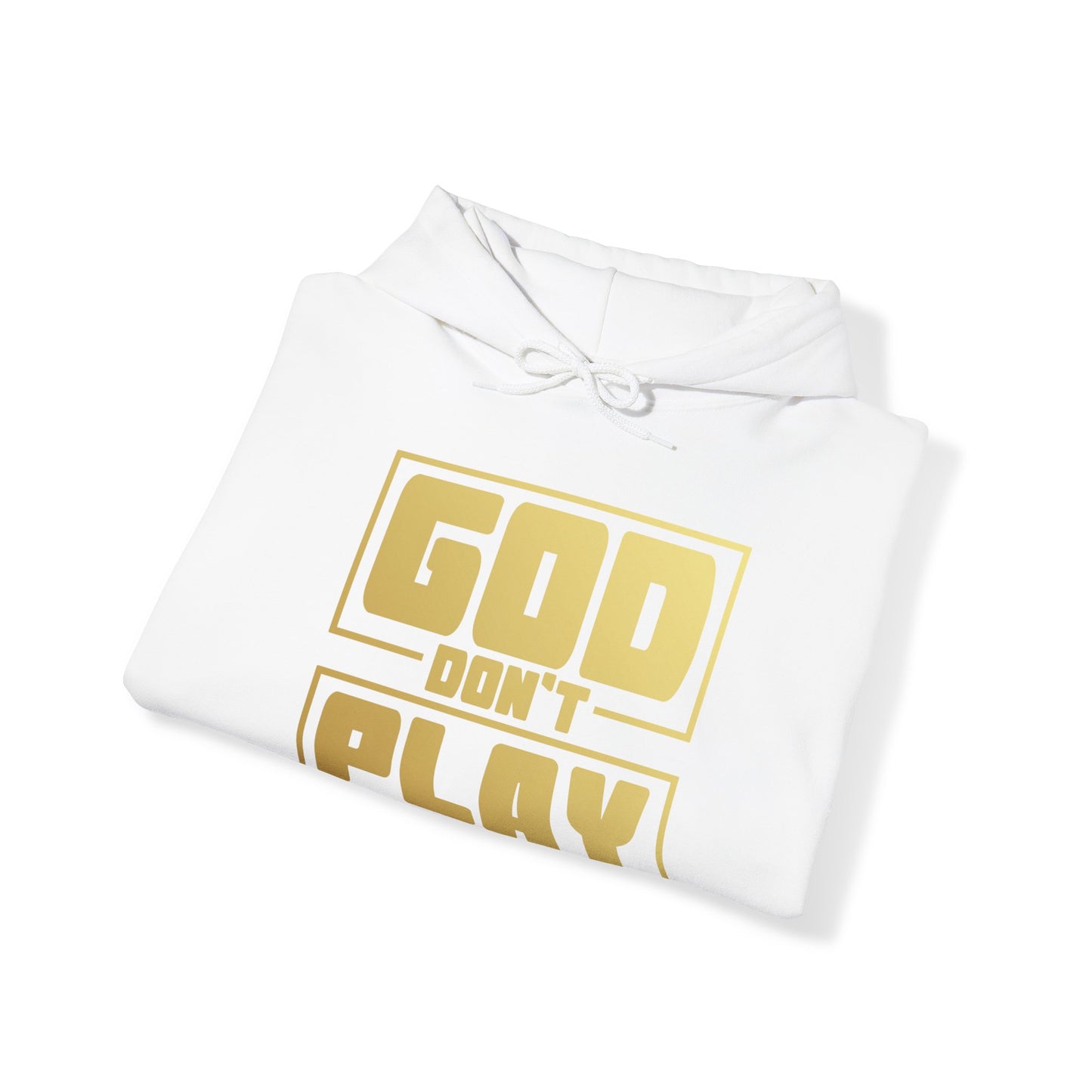 "God Don't Play About Me" Unisex Heavy Blend Hoodie