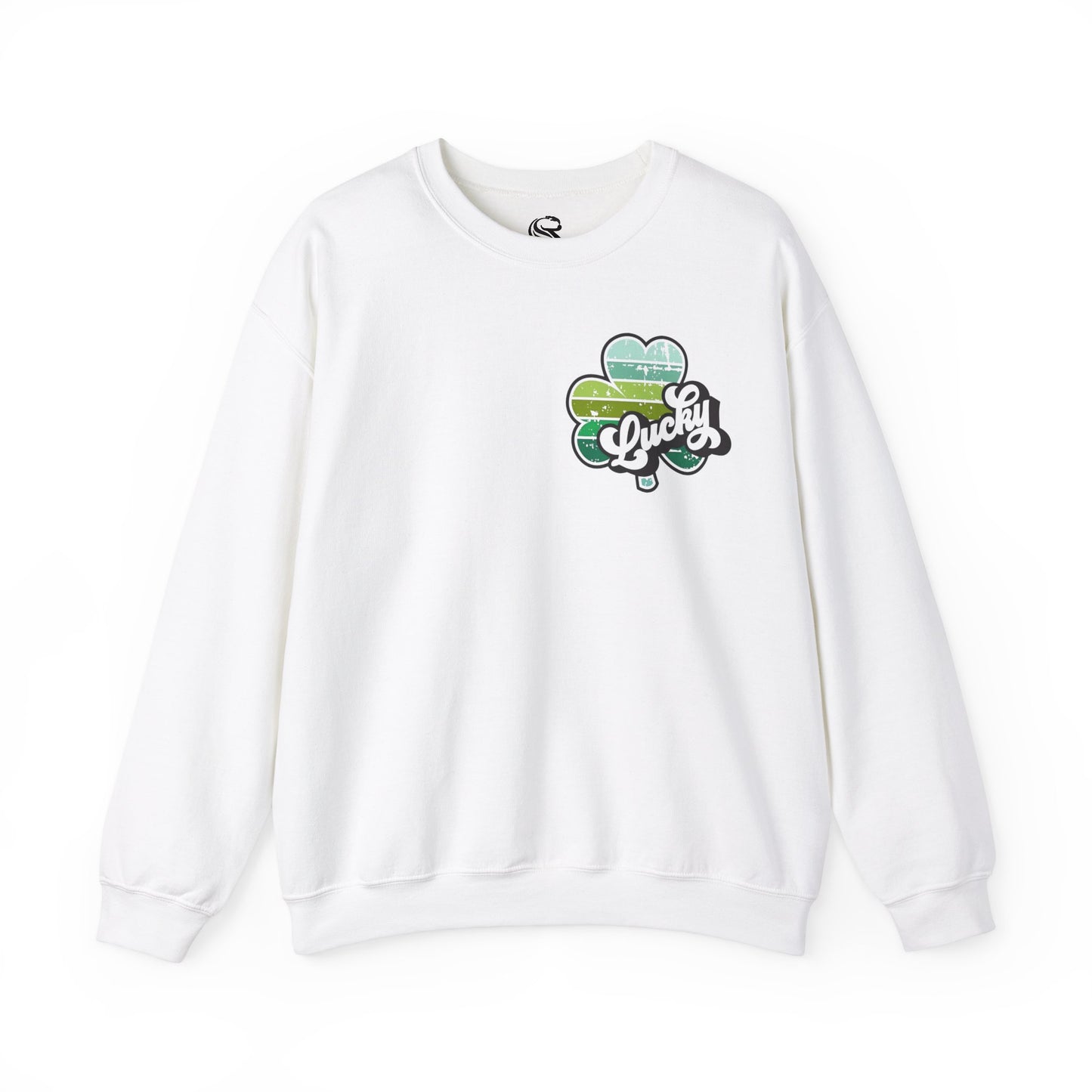 "Happy Go Lucky" Heavy Blend™ Crewneck Sweatshirt