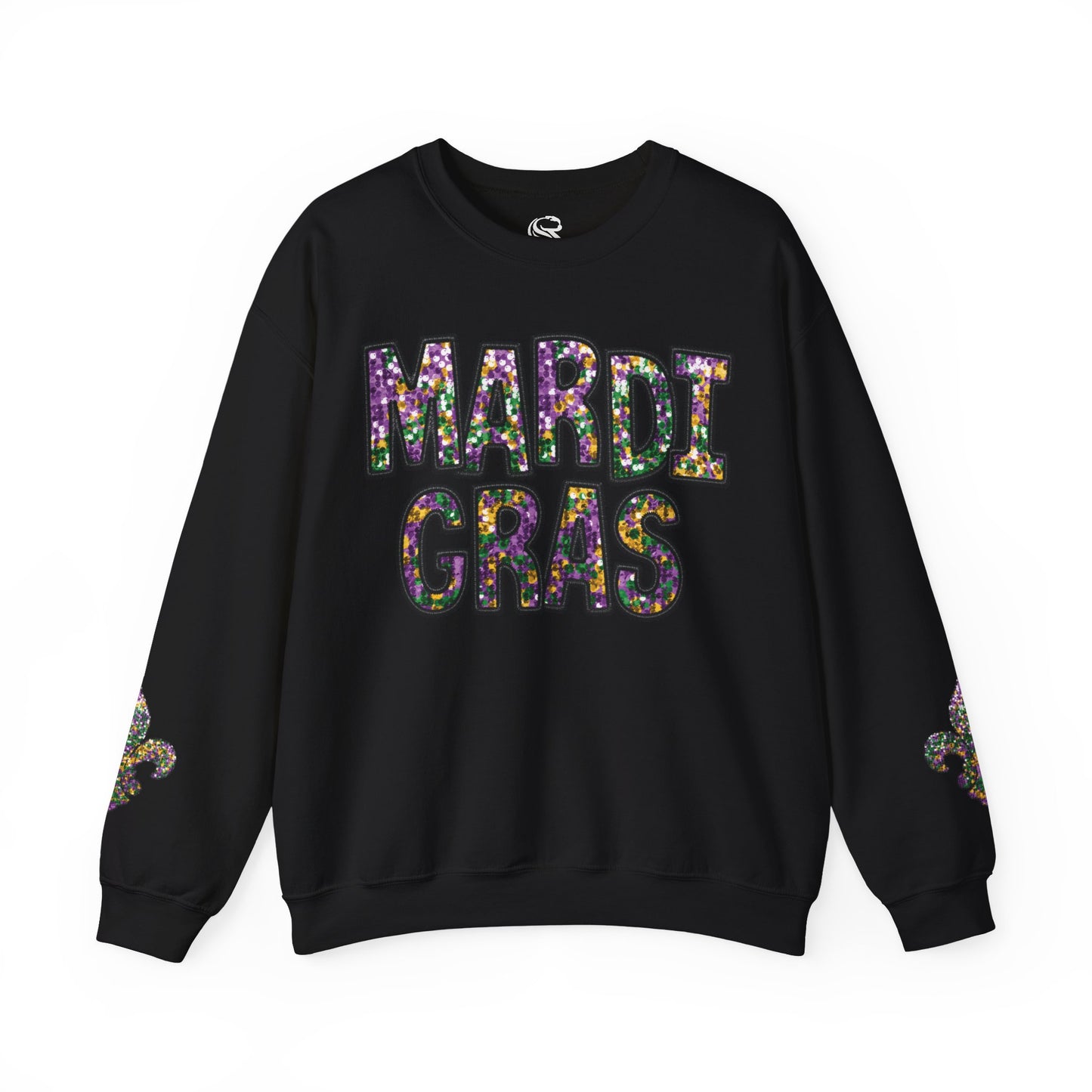 "Carnival Sparkle" Mardi Gras Unisex Heavy Blend Crewneck Sweatshirt