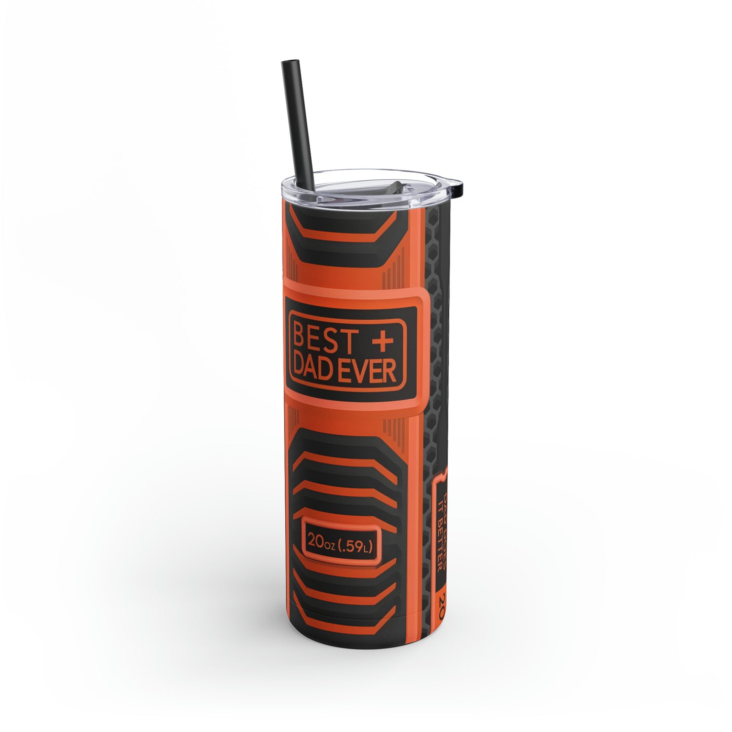 "Best Dad Ever" Skinny Matte Tumbler, 20oz