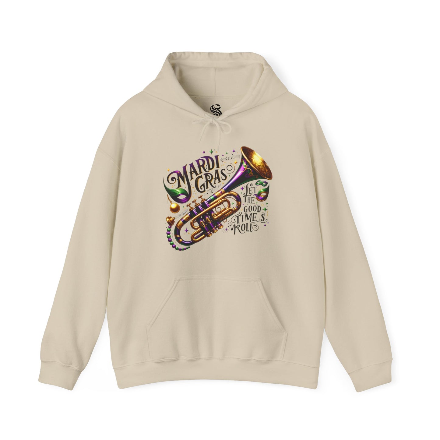 "Let The Good Times Roll" Mardi Gras Unisex Heavy Blend Hoodie