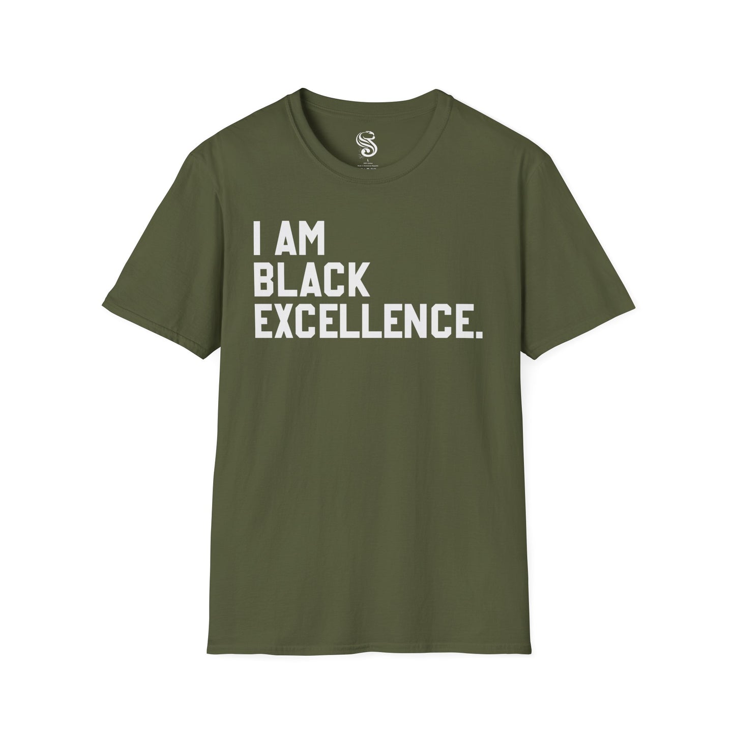 “I Am Black Excellence” Unisex Softstyle T-Shirt