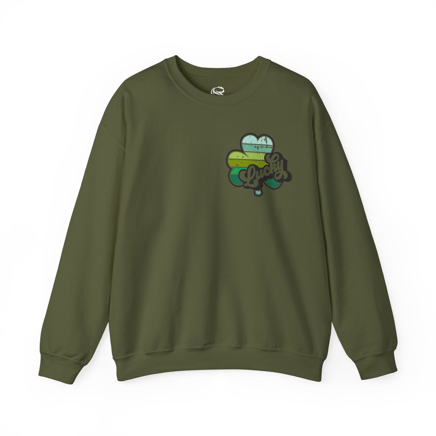 "Happy Go Lucky" Heavy Blend™ Crewneck Sweatshirt