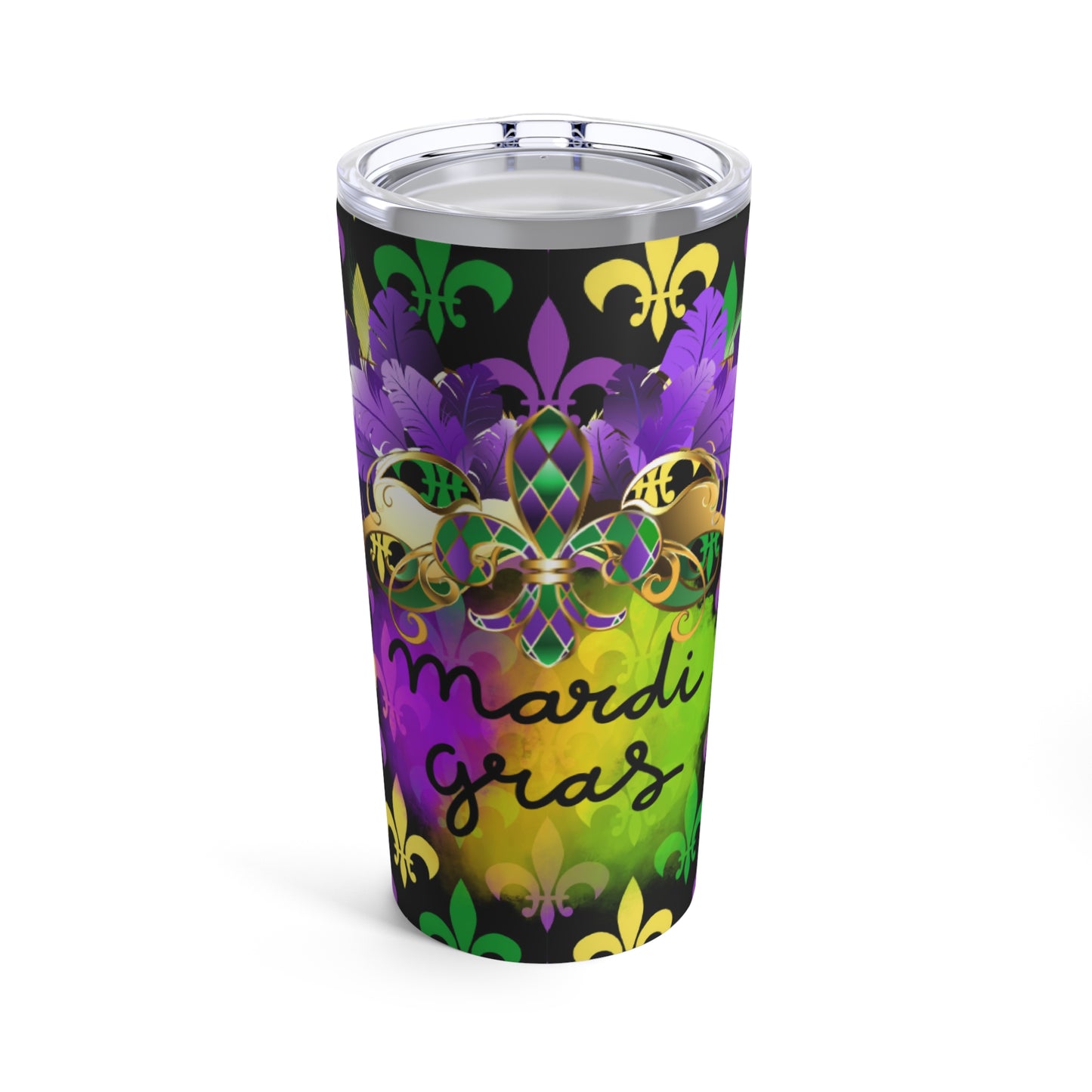 Mardi Gras Fleur-de-lis Variety Tumbler 20oz