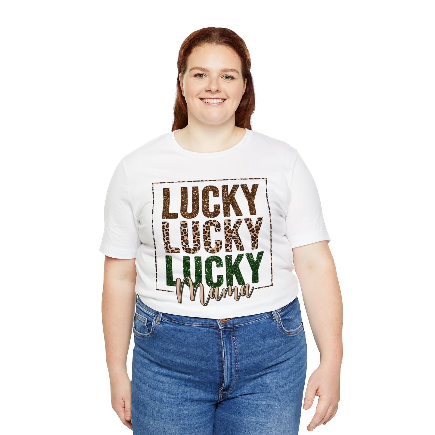 "Lucky Mama"  Unisex Jersey Short Sleeve Tee