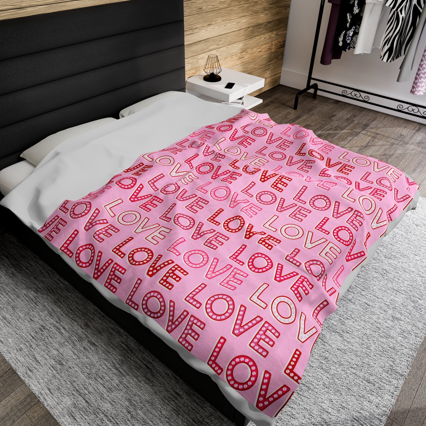 Love Velveteen Plush Blanket