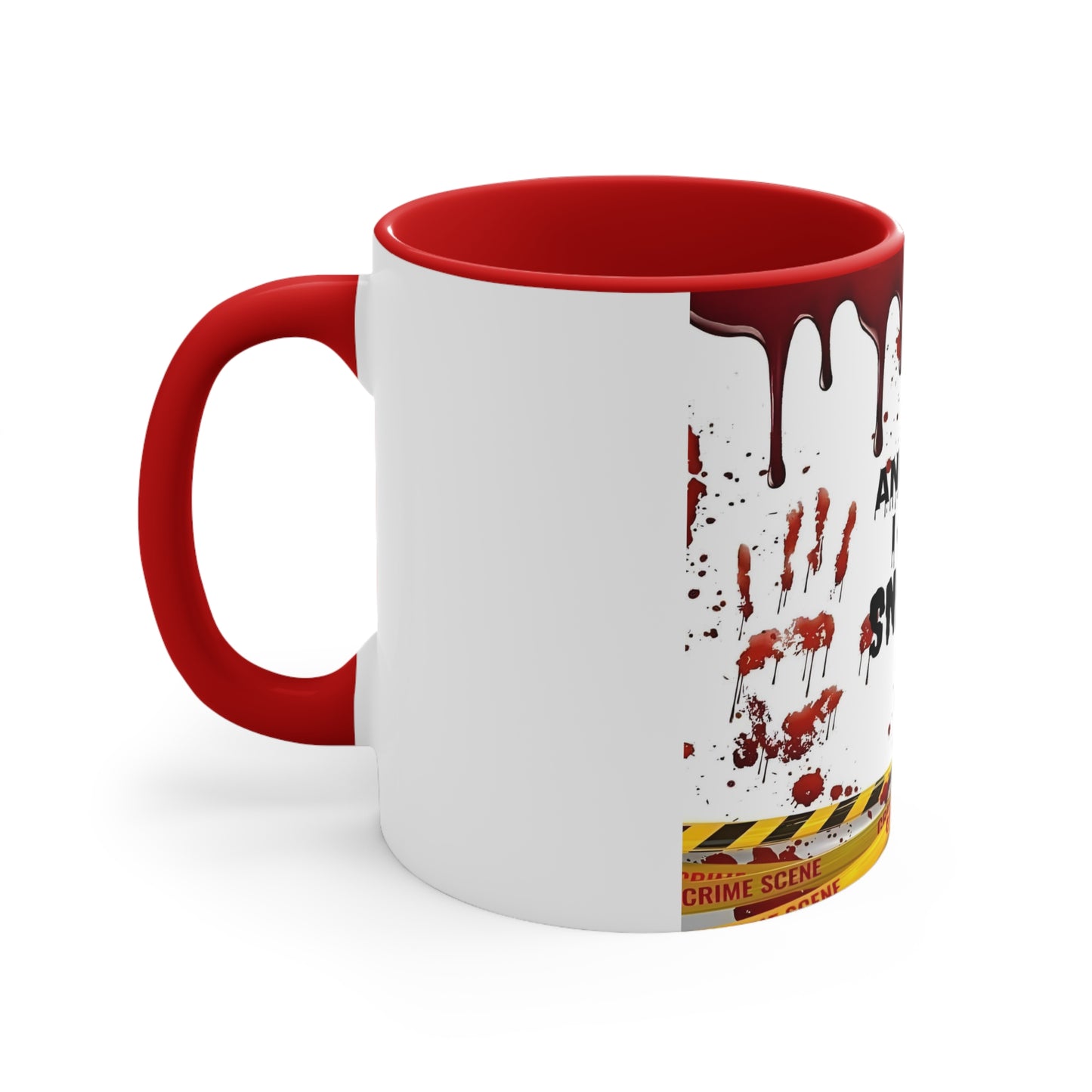 "I Just Snapped" Red Accent Coffee Mug, 11oz