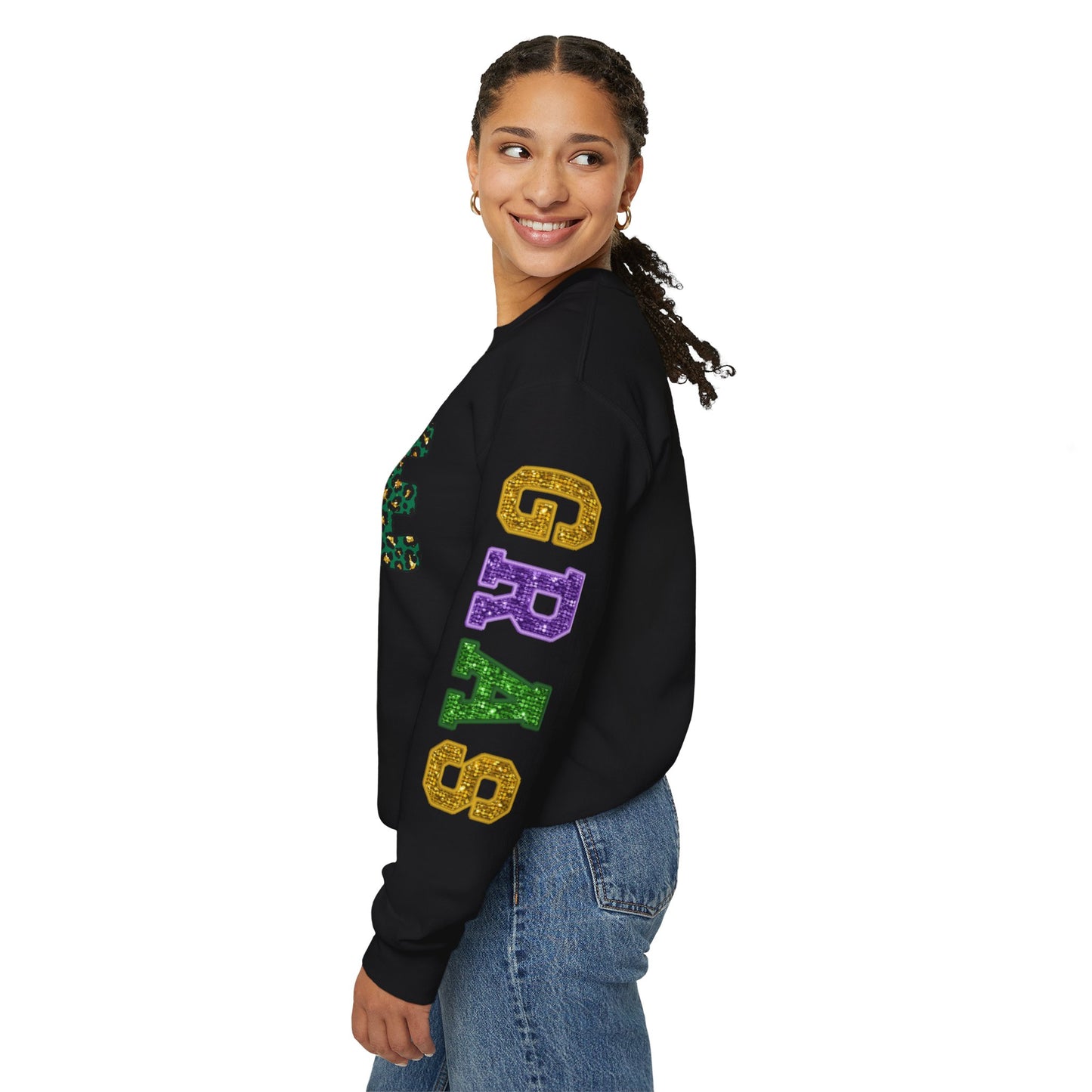 Love Mardi Gras Unisex Heavy Blend Crewneck Sweatshirt