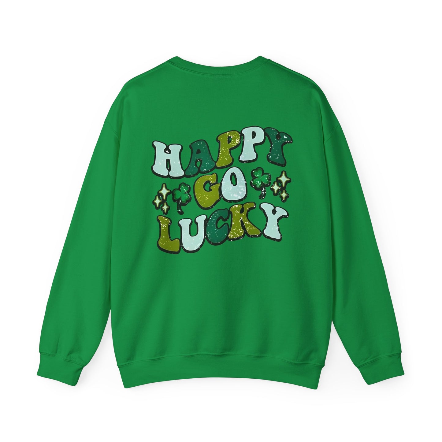 "Happy Go Lucky" Heavy Blend™ Crewneck Sweatshirt