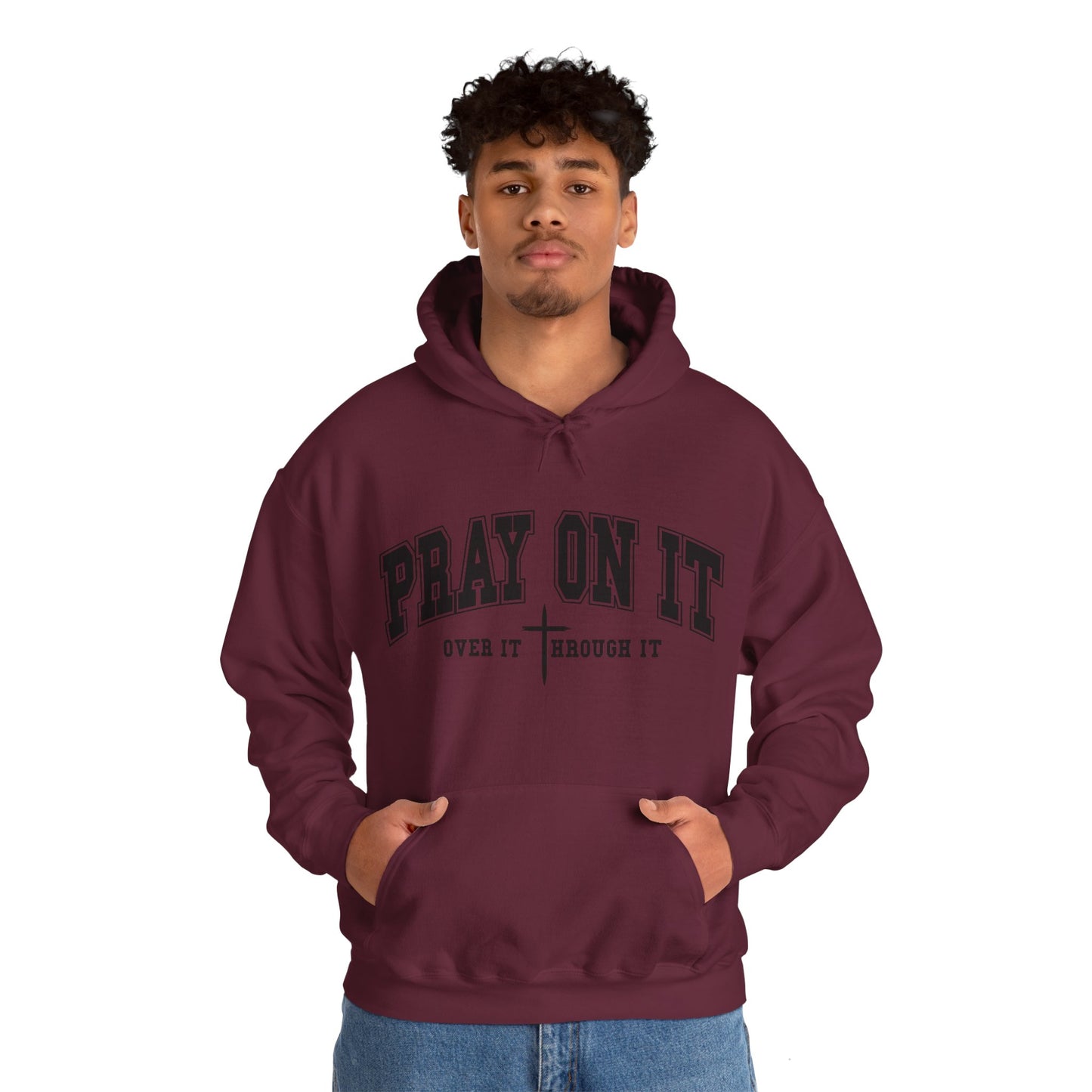 "Pray" Bold Unisex Heavy Blend Hoodie