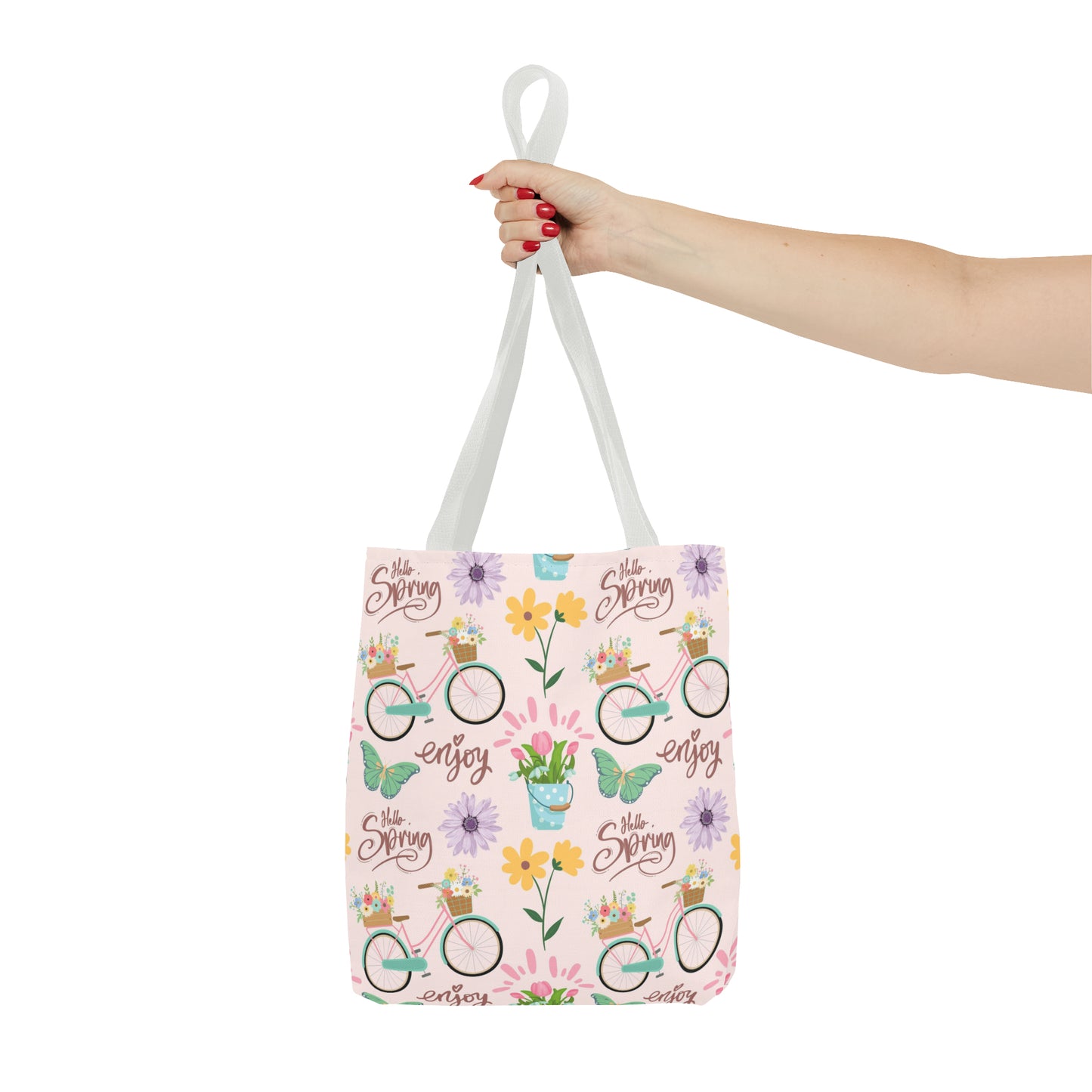 "Hello Spring" Tote Bag