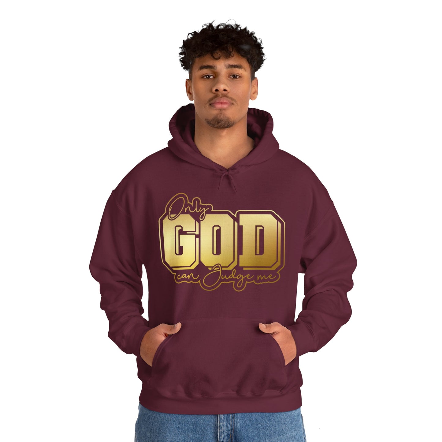 "Only God Can Judge Me" Unisex Heavy Blend Hoodie