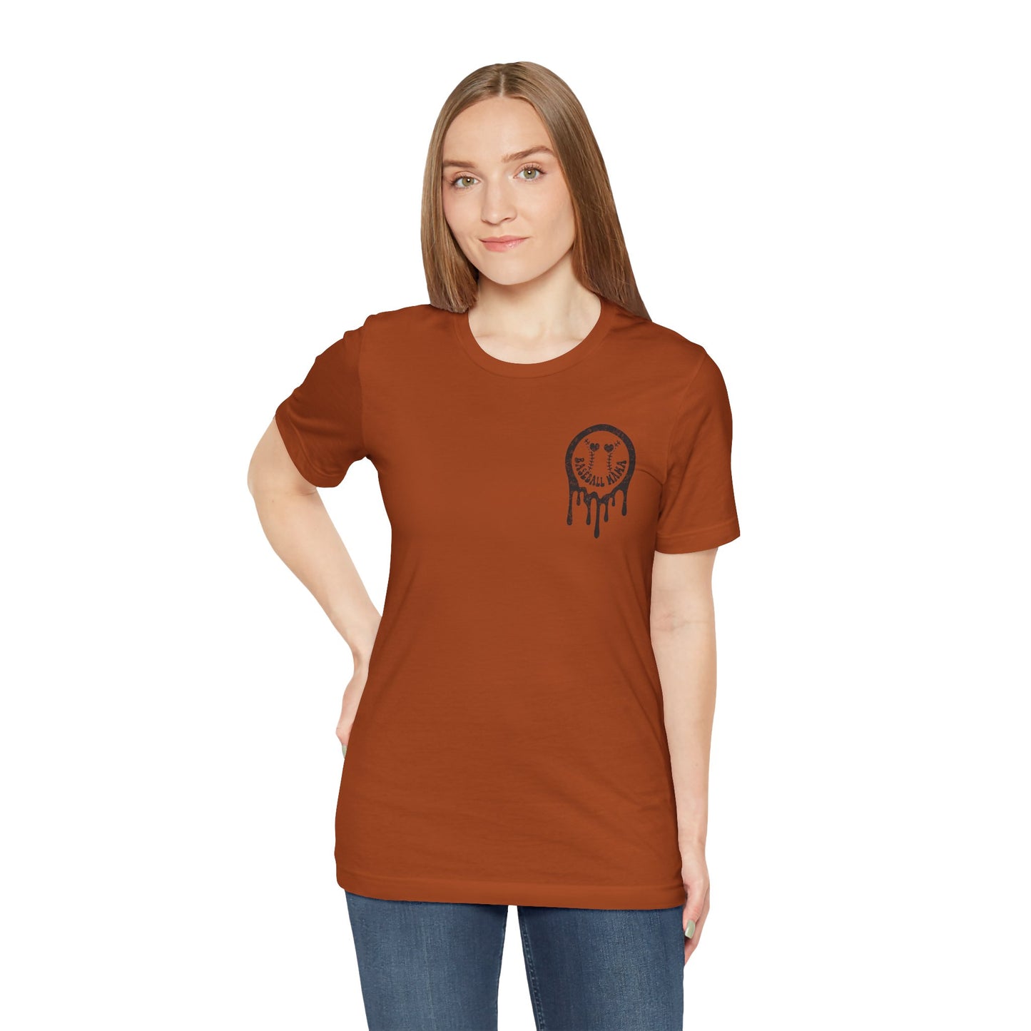 "Baseball Mama" Unisex Jersey Short Sleeve Tee