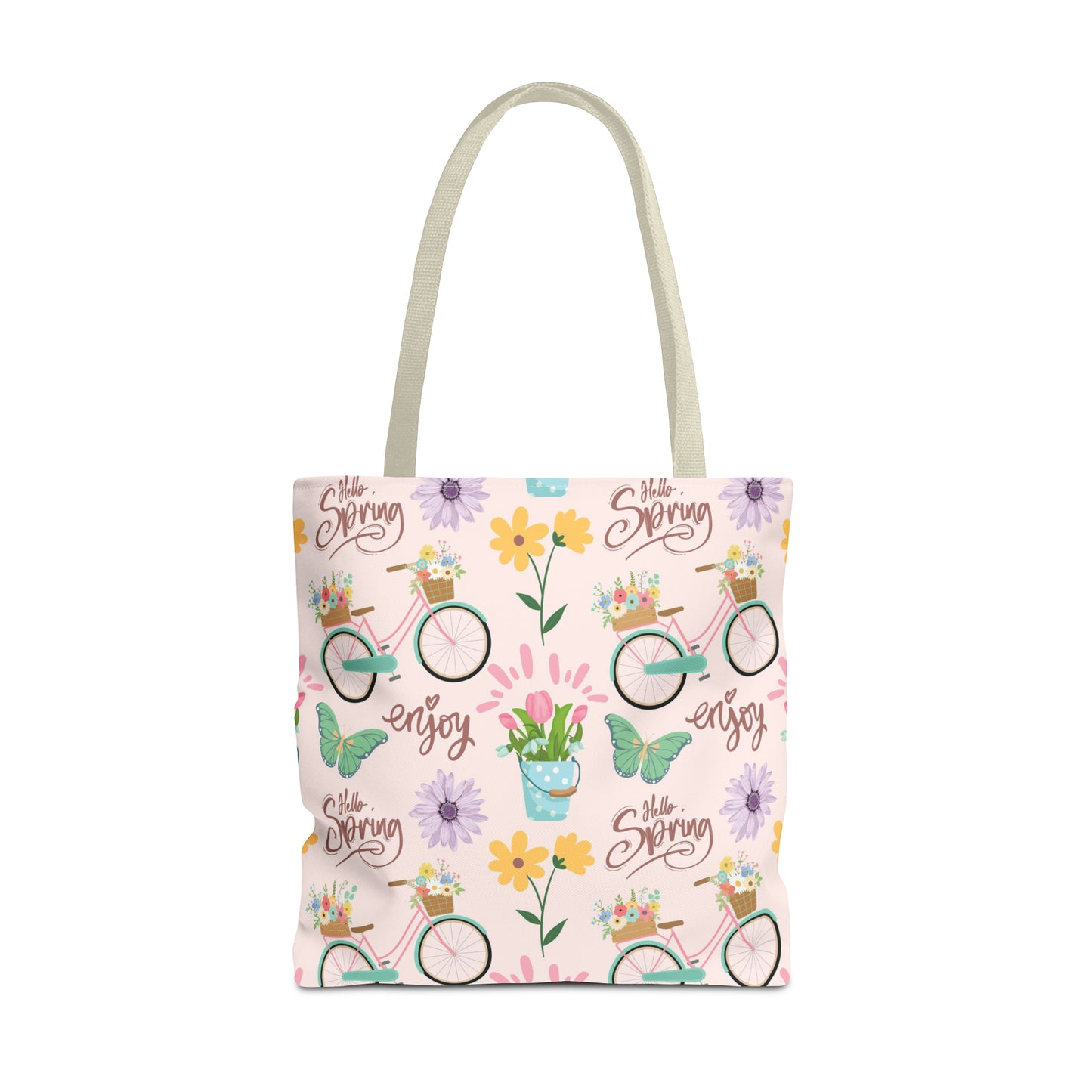 "Hello Spring" Tote Bag