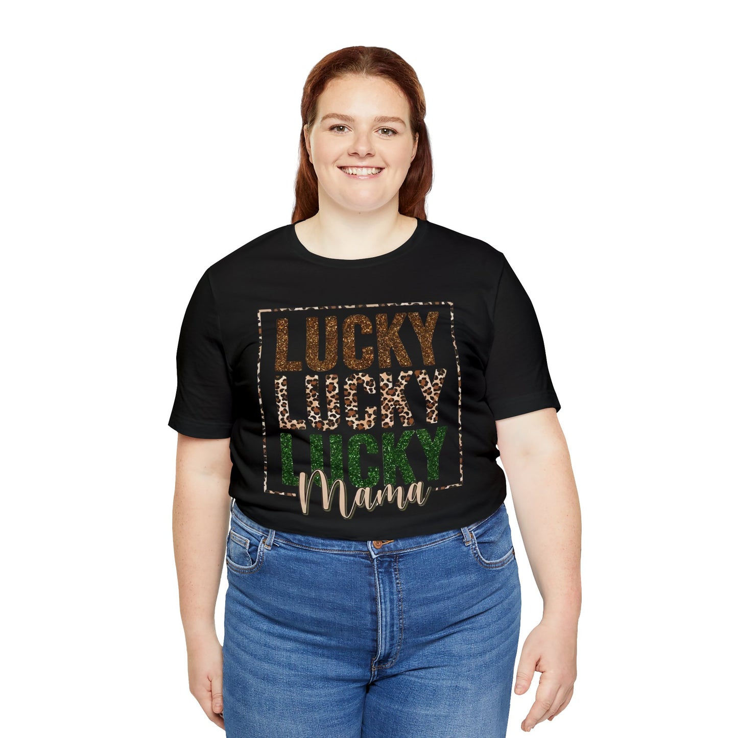 "Lucky Mama"  Unisex Jersey Short Sleeve Tee