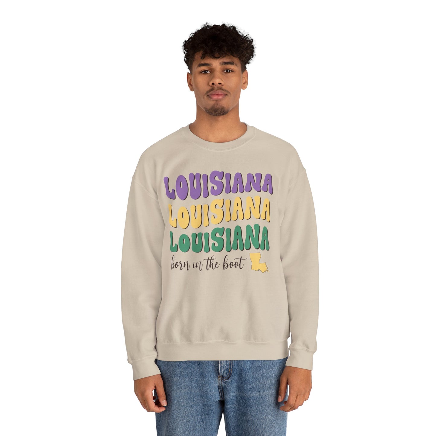 Louisiana Unisex Heavy Blend Crewneck Sweatshirt