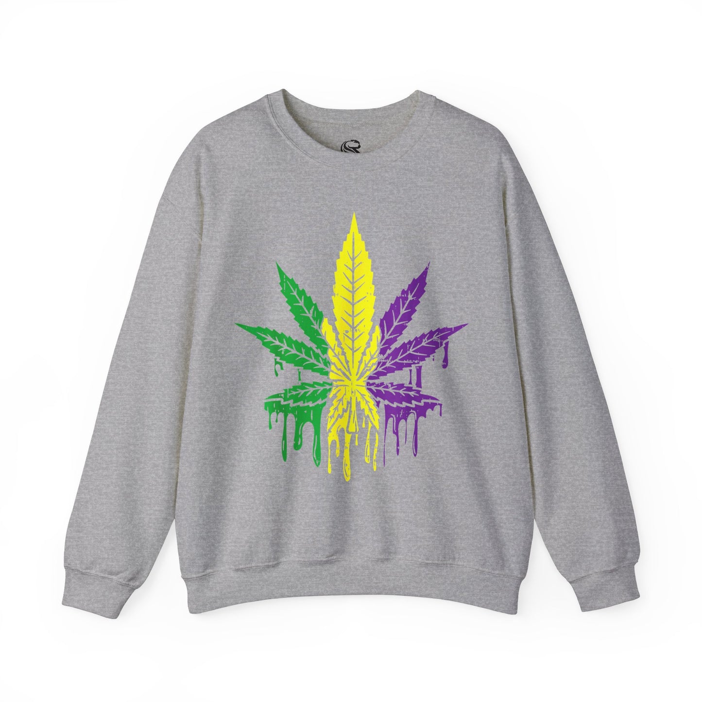 Plant Mardi Gras Unisex Heavy Blend Crewneck Sweatshirt