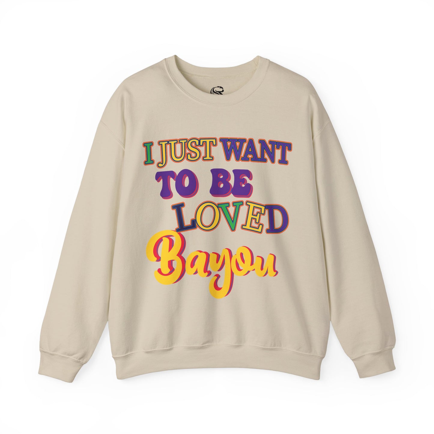 "Loved Bayou" Unisex Heavy Blend Crewneck Sweatshirt