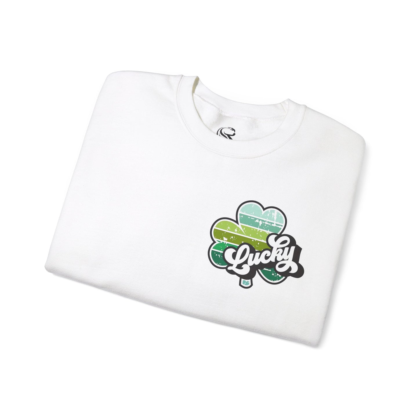 "Happy Go Lucky" Heavy Blend™ Crewneck Sweatshirt