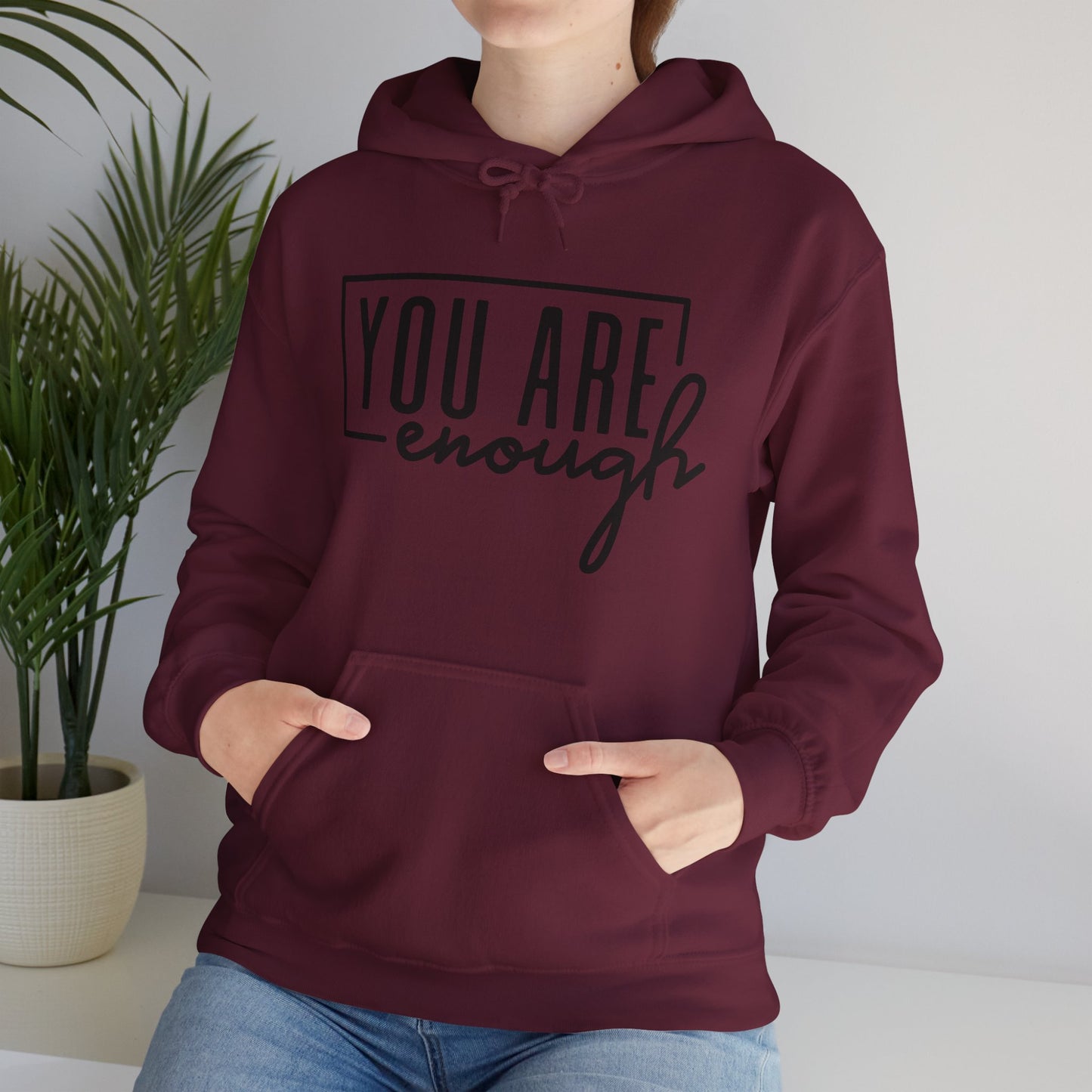 "You Are Enough" Unisex Heavy Blend Hoodie