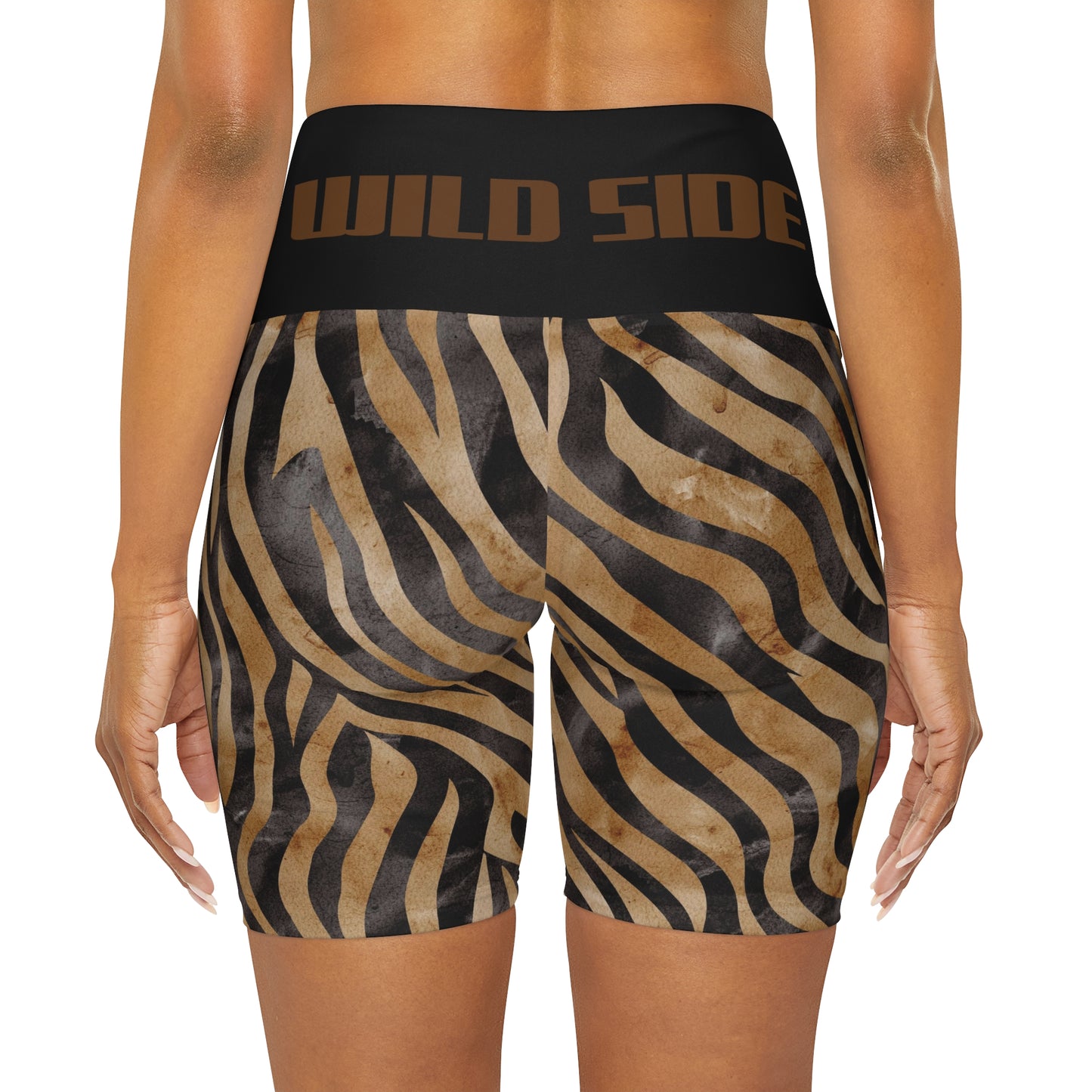 "Wild Side" High Waisted Yoga Shorts